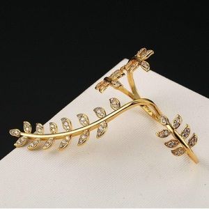 🌻SALE!🌻 Olive Branch 2 Finger Gold Ring